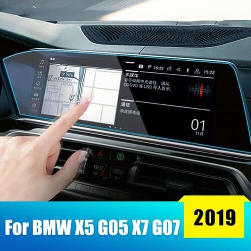 For BMW X5 X6 X7 G05 G06 G07 2019 2020 Tempered Glass Car GPS Navigation Screen Protector Film LCD Display Protective Sticker