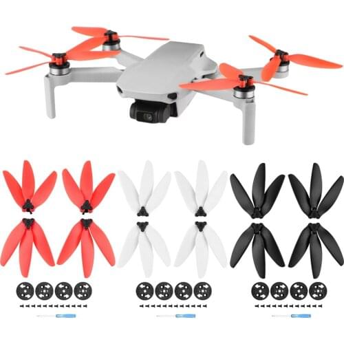 2 Pairs 3-Blades/2-Blades Quick Release Drone Propellers Replacement for DJI Mavic Mini 2/Mini Camera Spare Part Accessories