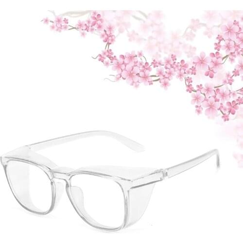 Vented Safety Goggles Clear Eye Protection Anti Fog Glasses Protective Anti Dust Eyewear Lab Workplace Outdoor Riding