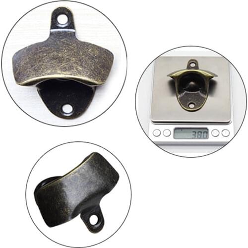 1pc Vintage Bottle Opener Wall Mounted Wine Beer Opener Tools Bar Drinking Accessories Home Decor Kitchen Party Supplies