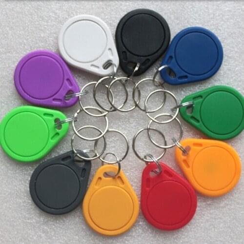 1000pcs RFID key fobs 13.56MHz proximity NFC tags nfc TAG 215 keyfob tag for all nfc products
