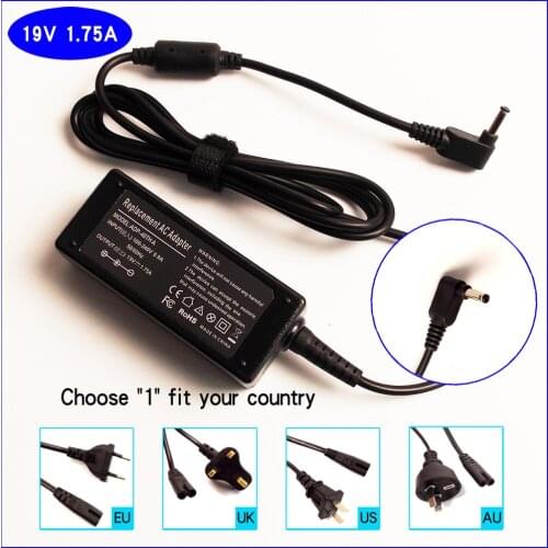 AJEYO 19V 1.75A Laptop Ac Adapter/Battery Charger/Power Supply For ASUS VivoBook Q200 Q210 Q200E Q200E-BHI3T45 Q200E-BSI3T08