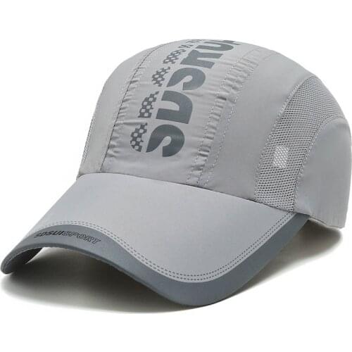 Summer Breathable Ultra-Thin Quick Drying Women Mens Baseball Cap Outdoor Sports Mountaineering Cycling Fishing Truck Hat A150
