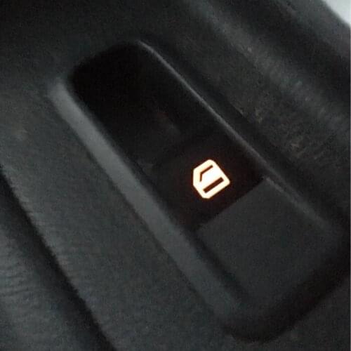 FaroeChi Red Light Electric Power Window Control Button Switch For VW for Skoda Fabia Octavia Superb Red Light 5J0959855