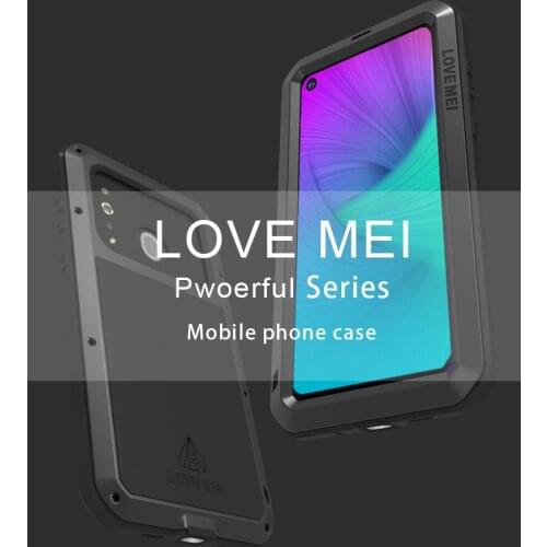 Love Mei Metal Armor Case For Samsung Galaxy A8S 360 Full Body Shockproof Rugged Protective Phone Cover For Samsung Galaxy A8S
