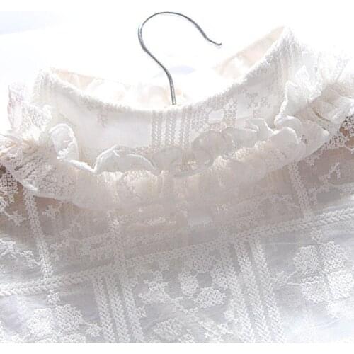 Fake women Womens jewelry yarn lace small lace wind sweater spring false collar decoration shirt bead collier femme fashion