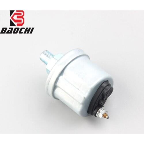Auto Single Pole Engine Oil Pressure Sensor 0-10 Bar 1/8 NPT Car Oil Gauge Sender Diesel Generator for Truck Boat Train VDO