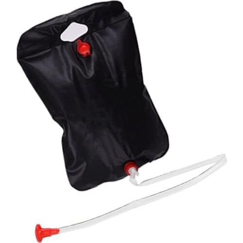 20L Portable Solar Heated Water Bag Energy Heated Bathing Camping Shower Bag Picnic Water Bag Climbing BBQ Hiking Water Storage