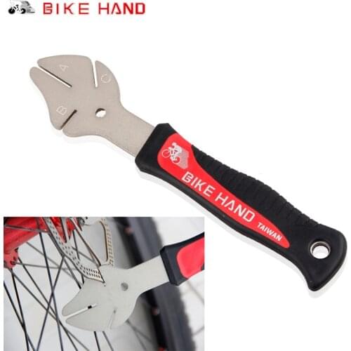 Bikehand YC-165 Disc Rotor Flattening Tool Bicycle Brake Disc Adjuster Road Bike Disk Tray Correction Tool Bi Repair Tool