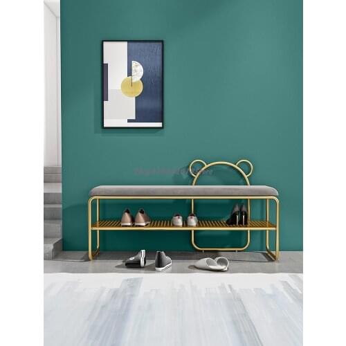 Changing Shoes Stool Family Door Net Red Creative Stool Bed End Bench Bench Bench Wearing Shoes Stool Shoe Rack Shoe Cabinet Sit