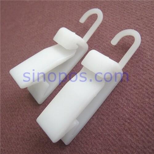 No-mark Scarf Hanger Snap Clip With Hook, cap rugs socks gloves ties cloth fabric swatch header hook plastic display clothespin