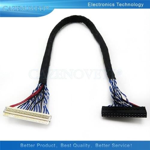 1pcs/lot 8 Bit LVDS Cable FIX-30 Pin 2ch For 17-26inch LCD/LED Panel Controller 25cm In Stock