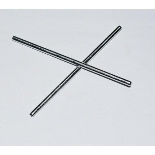 10/100pcs 3*150mm iron axle gear drive shaft DIY toy technology model parts baby toys for children/g3x150