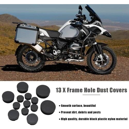 13 Pcs/Set Of Frame Hole Dust Cover Plug For Bmw R1200Gs Lc Adventure 2013-2016 R 1200 Gs Motorcycle Accessories