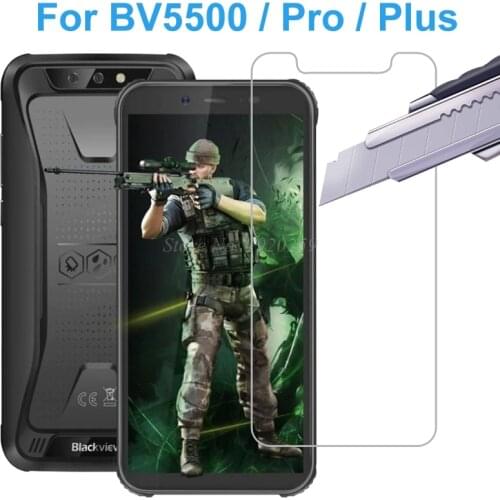 2PCS Blackview BV5500 Plus Tempered Glass 9H High Quality Protective Film Explosion-proof Screen Protector For Blackview BV5500