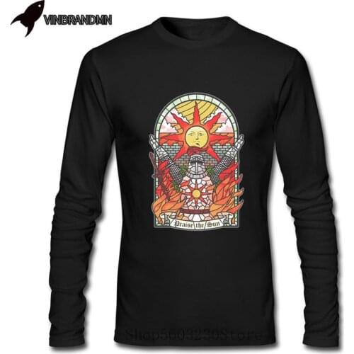 2020 Artorias New Abyss Solaire of Astora Praise T-Shirt Dark Souls of the the Sun Man T Shirt O Neck Tees 100% Cotton Plus Size