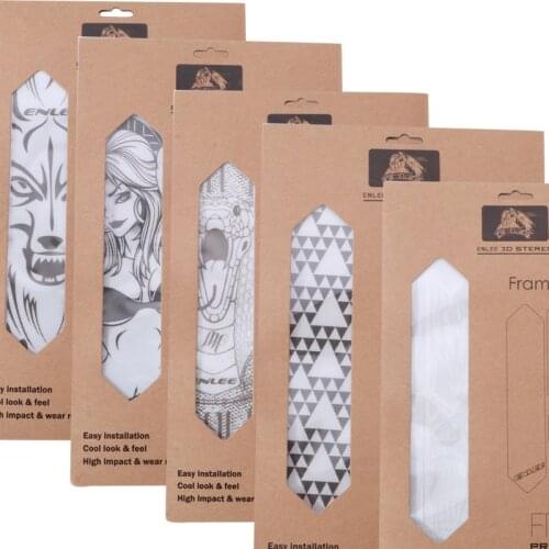 3D Road Bicycle Paster Frame Scratch-Resistant Protector MTB Bike Best Glue Removeable Stickers Anti-Skid Push Guard Frame Cover