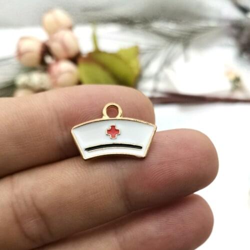 5 Pieces of New 19*13mm Drip Oil Jewelry Design Jewelry Medical Tools, Love, Medical Kits, Nurses, DIY Handmade Jewelry