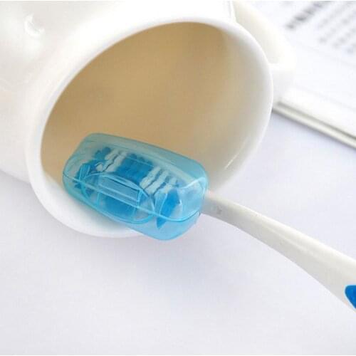 5Pcs Travel Toothbrush Head Cover Case Hike Camping Brush Cleaner Protectors