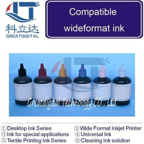 6 colour / set ) 500ml PFI-102 PFI102 Dye&Pigment ink for iPF510 iPF 610 iPF605 iPF720 iPF500 iPF700 PRINTER