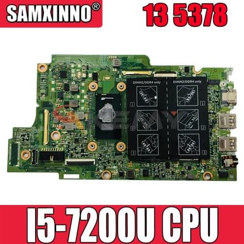 Akemy Brand NEW For Dell Inspiron 13 5378 Laptop Motherboard I5-7200U 15296-1 X41DX CN-04HWG3 4HWG3 100% tested