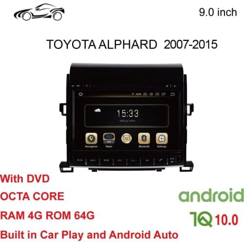 ALPHARD GPS RADIO DVD ANDROID CAR GPS FOR TOYOTA ALPHARD CAR DVD 9 inch CAR STEREO ANDROID 4G+64G Car Multimedia NAVIGATION