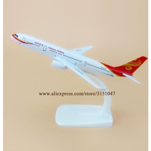 Alloy Metal Air China Hainan Airlines A330 Airplane Model Hainan Airbus 330 Airways Plane Model Stand Aircraft Kids Gifts 16cm
