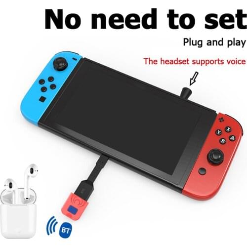 For PlayStation 5 4 Xbox One S X Switch Pro Controller USB Wireless Bluetooth-Compatible Converter for Nintendo Switch Lite PC