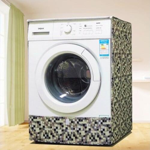 Washing Machine Cover Colorful Silver Coating Oxford Cloth Home Sunscreen Laundry Dryer Polyester Automatic Roller Dust