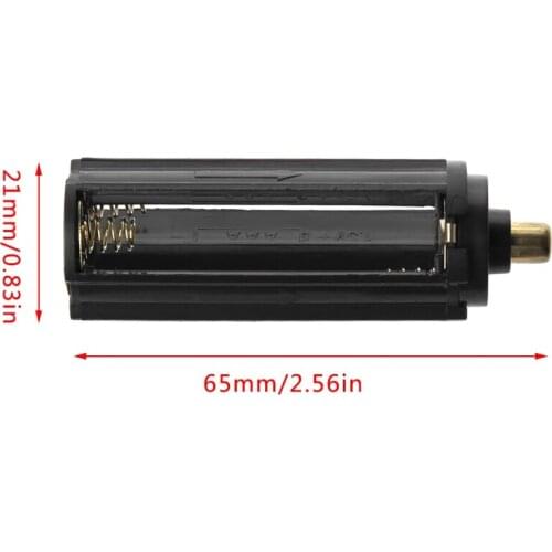 Cylindrical Type Plastic Battery Holder For 3x AAA To 18650 Battery Converter