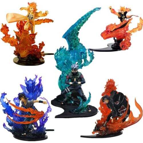 Naruto Shippuden PVC Action Figure Naruto Kakashi Uchiha Itachi Anime Naruto Shippuden Sasuke Doll Collection Toy
