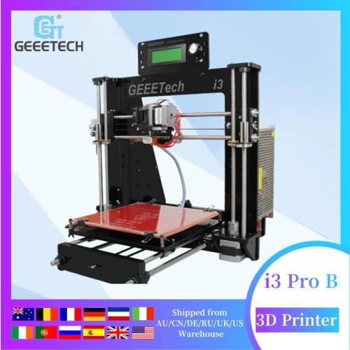 Geeetech Prusa i3 Pro B 3D Printer Acrylic Frame High Precision Impressora DIY Kit LCD impresora 3d Power Failure Printing