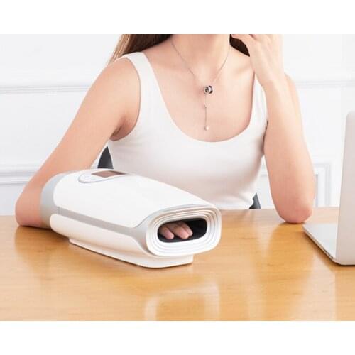 Electric Heated Hand Massager Physiotherapy Equipment Pressotherapy Palm Massage Device Finger Massager Apparatus