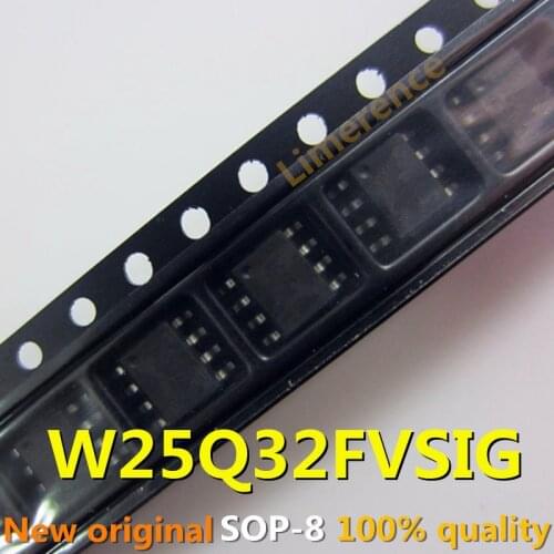 5PCS W25Q32FVSIG 25Q32FVSIG SOP-8 W25Q32BVSIG 25Q32BVSIG 25Q32 SOP8 SMD New and Original IC Chipset