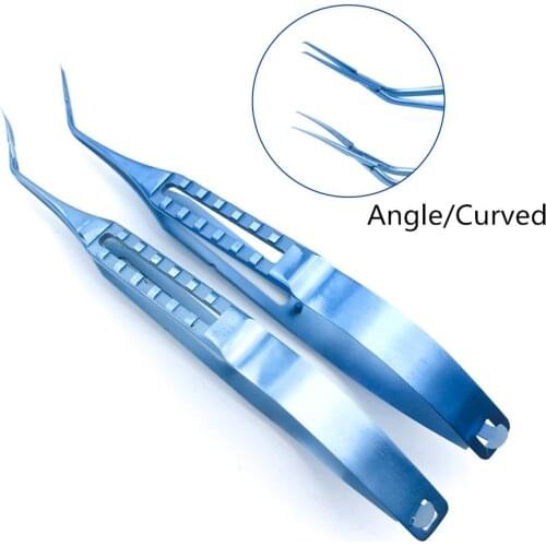 Titanium 102mm Capsulorhexis Forceps ophthalmic surgical instrument