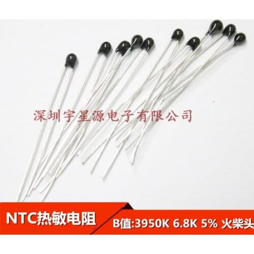 Original 5pcs/ NTC 6.8K 5% MF52E B 3950K