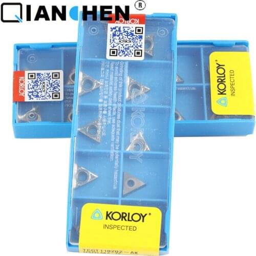 Genuine original high quality high-performance Korea Korloy TCGT110202-AK H01 (10pcs/lot) CNC industry turning tool inserts