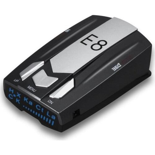 Radar Detector E8 Car Speed Laser Radar Detector With LED Display Voice Alert And Alarm System