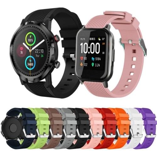 Silicone Wrist Strap For Haylou RT LS05S RS3 LS04 Smart Watch Bands For Haylou Solar LS02 Soft Bracelet Replacement Accessories