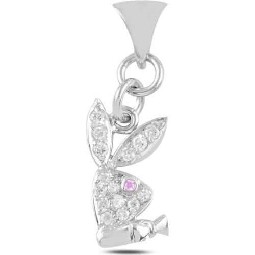 Silver 925 Sterling Zircon Cubic Zirconia Pendant