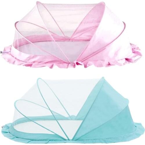 Upgraded Baby Foldable Mosquito Net With Shading Newborn Baby Mosquito Cover Breathable Comfortable Baby Bed Accessories