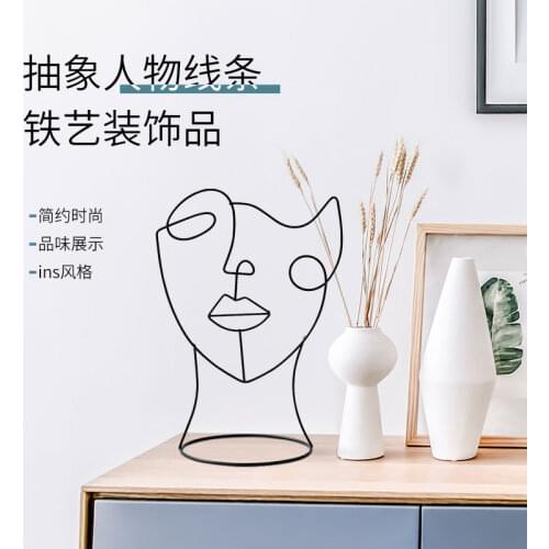 Modern Abstract Character Sculptures, On The Floor, Hotel Aisle Artwork Model Room Sales Office Decorations