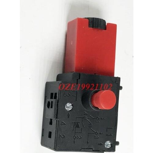 1PC 250VAC 4A 125VAC 10A Electric Power Tool Trigger Switch for Hitachi 10VA Drill Lock On