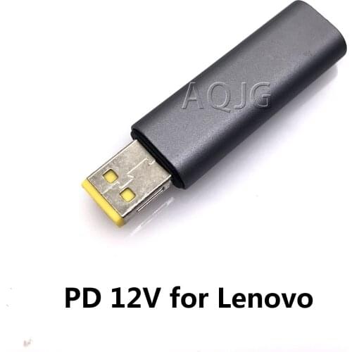 USB Type C Adapter Converter for Lenovo Thinkpad 10 Helix 2 4X20E75066 TP00064A 12V 3A Laptop Charger Power Adapter Connector