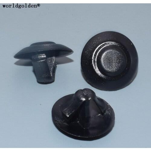Worldgolden 100pcs plastic clip Hood Insulation Retainer for benz Mercedes#0019880325