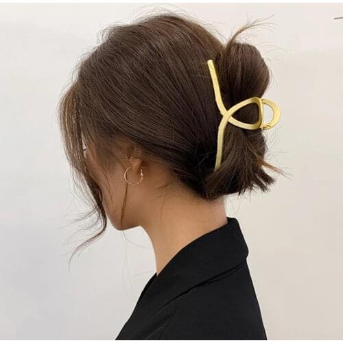 1PC Barrettes Hair Clips Hair Claw For Women Acrylic Hairpins Hair Crab Claws Girls Make UP Washing Tool Accessories Decoration