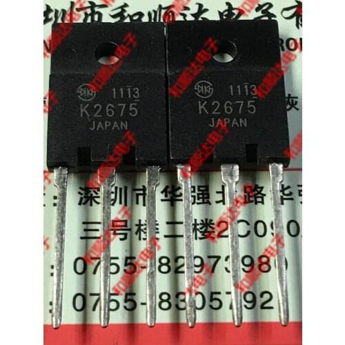 10pcs/lot K2675 2SK2675 New stock TO-3PF 900V 10A
