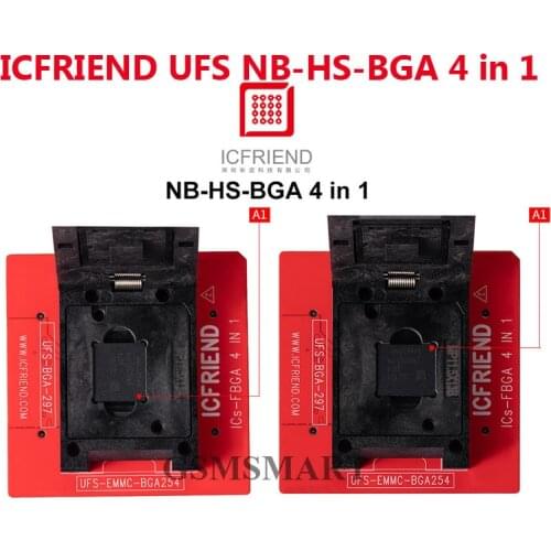 MOORC IC Friend ICs- UFS BGA 95 Socker with Z3X Easy Jtag Plus box