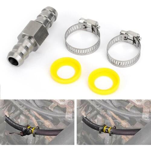 Areyourshop GlowShift 1/2" Fuel Line Fuel Pressure Gauge Sensor T-Fitting Adapter Car Auto Parts