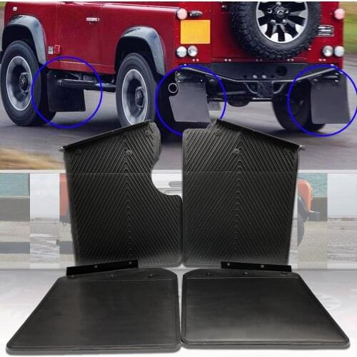 Front Rear Mud Flaps For land rover defend 90 Mudflaps Splash Guards Mudguards Dirty Traps Fender Flares